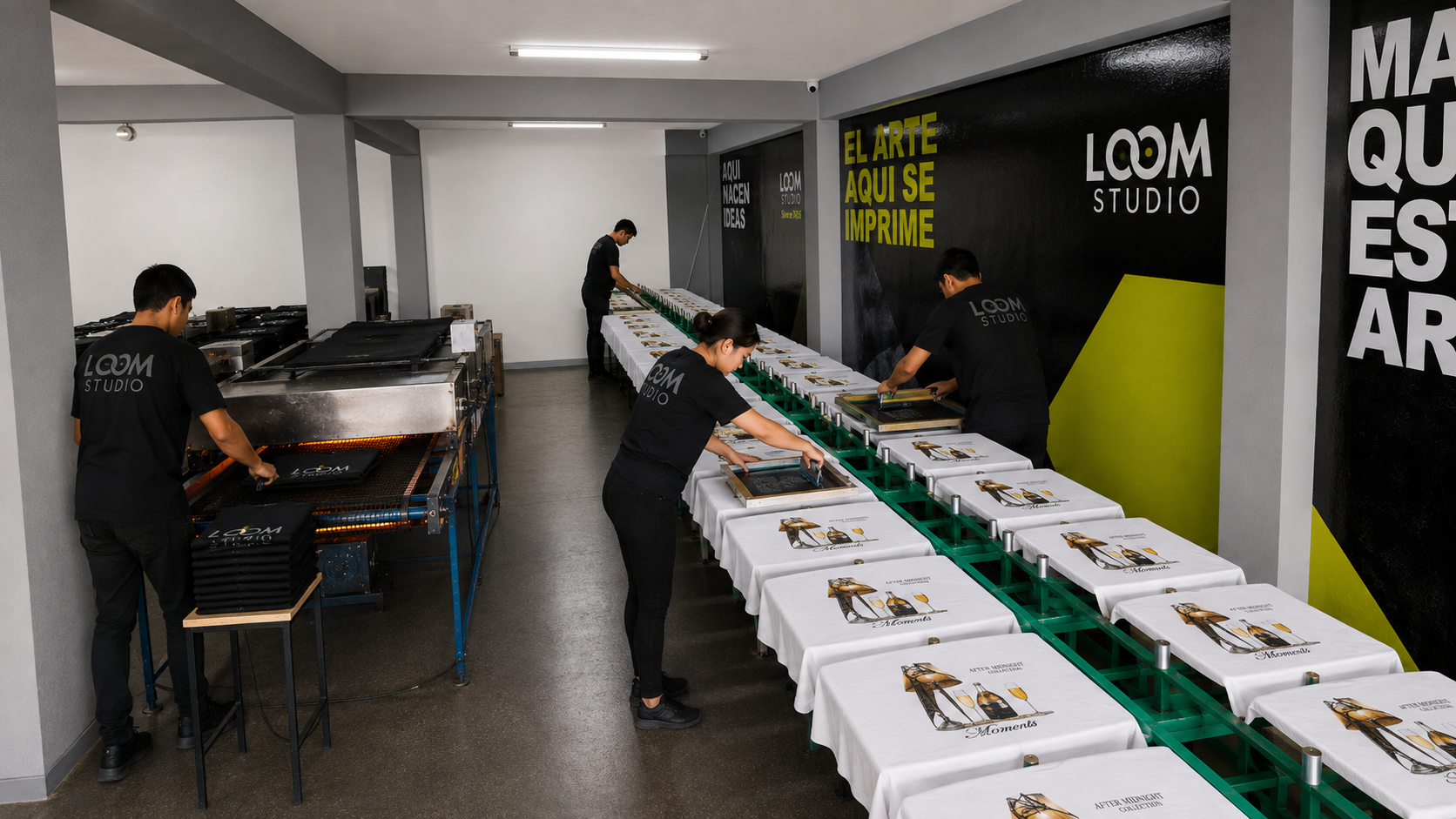 Área completa de estampado Loom Studio